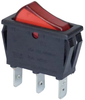 Rocker Switch, Illum, Spst, Red, Panel; Switch Operation E-Switch - 62W0357 - Newark, An Avnet Company