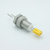 Thermocouple Feedthrough, Type K, 1 Pair, Miniature Connector, 1.0″ Baseplate Bolt - A0418-2-BP - MPF Products, INC.