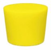 Solid Color-Coded Silicone Stoppers, Standard Size 12, Yellow; 1/Bag -- GO-06298-22