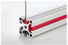 Cover Profile 8, red, similar to RAL 3003 -- 0.0.489.46 - Image
