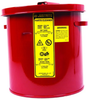 Justrite Red Steel 1 gal Safety Can - 10 in Height - 9 3/8 in Overall Diameter - 697841-01070 - 697841-01070 - R. S. Hughes Company, Inc.