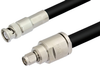 SMA Male to BNC Male Cable 24 Inch Length Using RG213 Coax - PE36661-24 - Pasternack