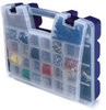 Akro-Mils Black / Blue / Clear Industrial Grade Polymer Portable Organizers - 18 1/4 in Overall Length - 13 3/8 in Width - 3 3/8 in Height - Tray Not Included - 06118 - 06118 - R. S. Hughes Company, Inc.