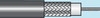 Alpha Essentials Coaxial RG-180B/U 95 Ohm Cable - Braid Shield - 30 AWG - Clear - 1100V - 1000 ft - 9180B CL001 -- ALP9180B-CL001 - Image