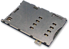 Connector, Micro Sim, 8Pin, Cover; Product Range Multicomp Pro - 44W9265 - Newark, An Avnet Company