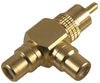 Adapter, Rca/phono Plug-2Xrca/phono Rcpt; Product Range Multicomp Pro - 69AC6387 - Newark, An Avnet Company