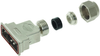 Ip67 D Sub Backshell, Size Da, Metallized Plastic; Product Range Harting - 86R5801 - Newark, An Avnet Company