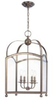 8416-PN Foyer/Hall Lanterns-Glass w/Frame - 661635 - Capital Lighting, Inc.