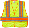 Ergodyne Glowear 8240HL High-Visibility Lime XL/2XL Polyester Mesh High-Visibility & Reflective Vest - 1 Pockets - Fits 48 to 56 in Chest - 720476-21396 - 720476-21396 - R. S. Hughes Company, Inc.