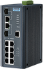 8GE PoE and 2G Combo Managed Ethernet Switch, IEEE802.3af/at, 24~48VDC, -40~75℃ -- EKI-7710G-2CPI-BE - Image