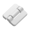 Constant Torque Hinge, Asymmetric, 1.690 N⋅m, 1.190 N⋅m, Large Size, Nylon, Natural, White - E6-55-515F-10 - Southco