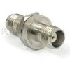 TNC Female (Jack) to TNC Female (Jack) Bulkhead Adapter, Passivated Stainless Steel Body, 1.3 VSWR - SM5719 - Fairview Microwave Inc.