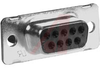 D-Sub Receptacle; Steel; Crimp Snap; Female; 1; Tin - 70082669 - Allied Electronics, Inc.