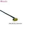 SMA Male St. Connector With LMR100 Cable (L-32CM) + SMA Male Right Angle Connector - ET-SMS-14L32C-SMRA - Eteily Technologies India Pvt. Ltd.