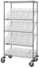 Cart, Closed Shelf, 5Shelves, 20Bin, Clr; No. Of Bins Quantum Storage - 42AC6378 - Newark, An Avnet Company