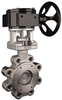 Stainless Steel Gear Operated ANSI 150, High-Performance Lug Style, Butterfly Valve -- G9101-10 - Image