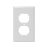 1-Gang Duplex Wall Plates, Thermosetting Standard Size Glossy Finish - 3021U - Suzhou Ele Mfg Co., Ltd.