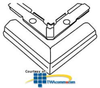 Legrand - Wiremold 700&reg; Series Flat Elbow - V711 - TelephoneStuff.com