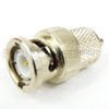 SSMB Female (Plug) to BNC Male (Plug) Adapter, Nickel Plated Brass Body, 1.3 VSWR - SM2084 - Fairview Microwave Inc.