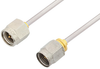 SMA Male to 2.4mm Male Cable 12 Inch Length Using PE-SR405AL Coax, LF Solder, RoHS - PE35668LF-12 - Pasternack