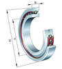 Super Precision Angular Contact Bearings - XC7005-E-T-P4S-UL - Pacific International Bearing, Inc.