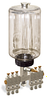 (Formerly B3193-5X06), Multiple Feed Manual Lubricator, 1/2 gal Polycarbonate Reservoir, 6 Feeds - B3193-06406B111GW - Oil-Rite Corp.