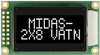 Alphanumeric Lcd Display, 16, 8 X 2, White, 5.56 Mm, Transmissive Rohs Compliant Midas - 52Y1045 - Newark, An Avnet Company