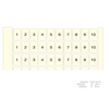 Terminal Block Marker Strips - 484-1SNA231002R2500-ND - DigiKey