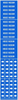 Brady B-946 White on Blue Vinyl Self-Adhesive Pipe Marker - 2 1/4 in Height - 1/2 in Character Height - 2 3/4 in Length - Printed Msg = HOUSE VACUUM with Right Arrow - 7378-3C - 754473-67516 - R. S. Hughes Company, Inc.