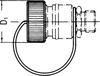 10,000 PSI Industry Standard Plastic Dust Cap -- QXC-04 - Image