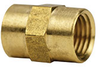 Fisnar 560634 Brass Coupling Connector 0.25 in NPT Female -- 560634 - Image