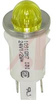 Indicator, Pnl-Mnt; LED;Yellow;0.50 In;24V;Lens, Dome;0.187 Terminals - 70129915 - Allied Electronics, Inc.