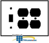 Leviton Standard Size 3-Gang 1-Toggle 2-Duplex Combination.. - 86047 - TelephoneStuff.com