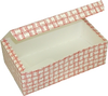 Dixie® Large Automatic-Bottom Tuck Top Red Plaid Carryout Carton - Image