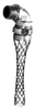 Liquidtight Flexible Conduit Connector with Grip - STB-9038SR - Appleton Electric