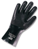 Ansell Petroflex 12-214 Black 10 PVC Chemical-Resistant Gloves - Rough Finish - 12 in Length - 076490-04860 - 076490-04860 - R. S. Hughes Company, Inc.