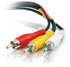 6ft Value Series Composite Video + Stereo Audio Cable - 2203-40448-006 - Quiktron, Inc.