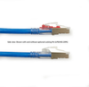 15FT Blue CAT6 250MHz Patch Cable F/UTP CM Locking Snagless -- C6PC70S-BL-15 - Image
