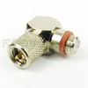 RA 10-32 Male (plug) to 10-32 Female (Jack) Adapter, Nickel Plated Brass Body, 1.2 VSWR - SM2393 - Fairview Microwave Inc.