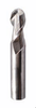 High Performance Carbide End Mills -- 40 Degree Helix - 2 & 4 Flute, Ball End - Image