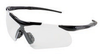 Jackson Safety Nemesis V60 Universal Polycarbonate Standard Safety Glasses Clear Lens - Black Frame - Wrap Around Frame - 036000-38503 -- 036000-38503