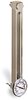 Aluminum Liquid Level Gage with Dial Thermometer, 9” Centerline, Back Mount 1/2”-20 with Nuts - B3540-20900BB1W - Oil-Rite Corp.