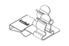 EMC Shield Clamps for 10 × 3 mm Bus Bar, Pluggable- with or without Integrated Strain Relief - 36788.23 - icotek Corp