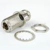 N Female (Jack) to N Female (Jack) Bulkhead Adapter, Nickel Plated Brass Body, High Temp, 1.2 VSWR - SM8315 - Fairview Microwave Inc.