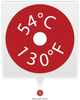 HOT SPOT 130F/54C TEMPERATURE RECORDER - HS130 - Telatemp Corporation