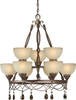 2496-09-27 Mid. Chandeliers-Glass Up - 413453 - Capital Lighting, Inc.