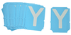 BradyGlo Gothic Quik Align Letter Y - 6004-Y - Brady Corporation