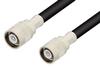 SC Male to SC Male Cable 60 Inch Length Using RG214 Coax, RoHS -- PE3409LF-60 -Image