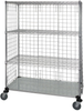 3 Sided Linen Enclosure Cart, 4Shelves; Height Quantum Storage - 42AC6407 - Newark, An Avnet Company
