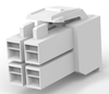 Connector Housing, Plug, 4Pos, 3.96Mm; Product Range Amp Te Connectivity - 69AH4420 - Newark, An Avnet Company